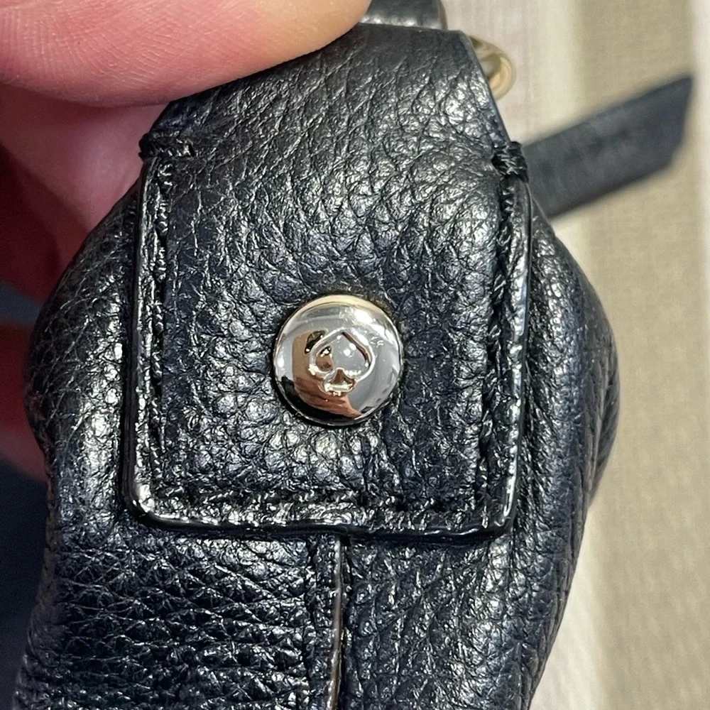 Kate Spade Black Pebbled Leather Crossbody Bag